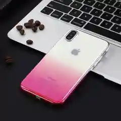 Стильный чехол с градиентным цветом для iPhone и Samsung