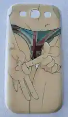Красный чехол-накладка для Samsung Galaxy S3 (GT-i9300)