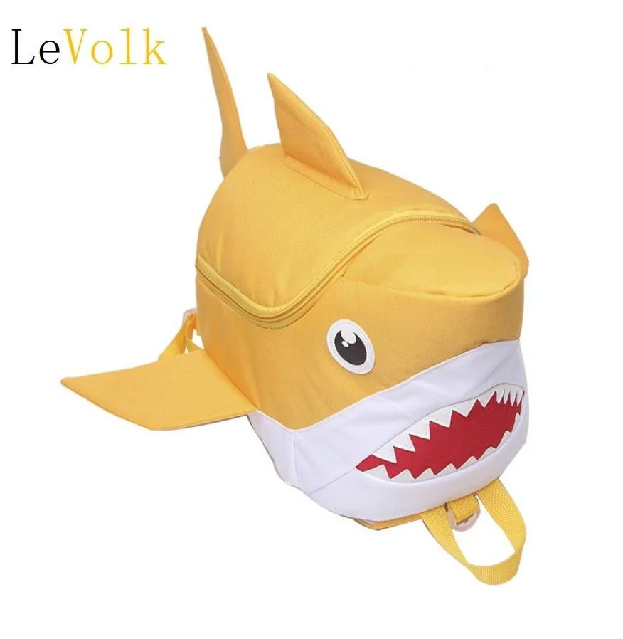 Рюкзак детский в виде акулы, 3D