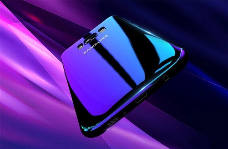 Стильный чехол с градиентным цветом для iPhone и Samsung