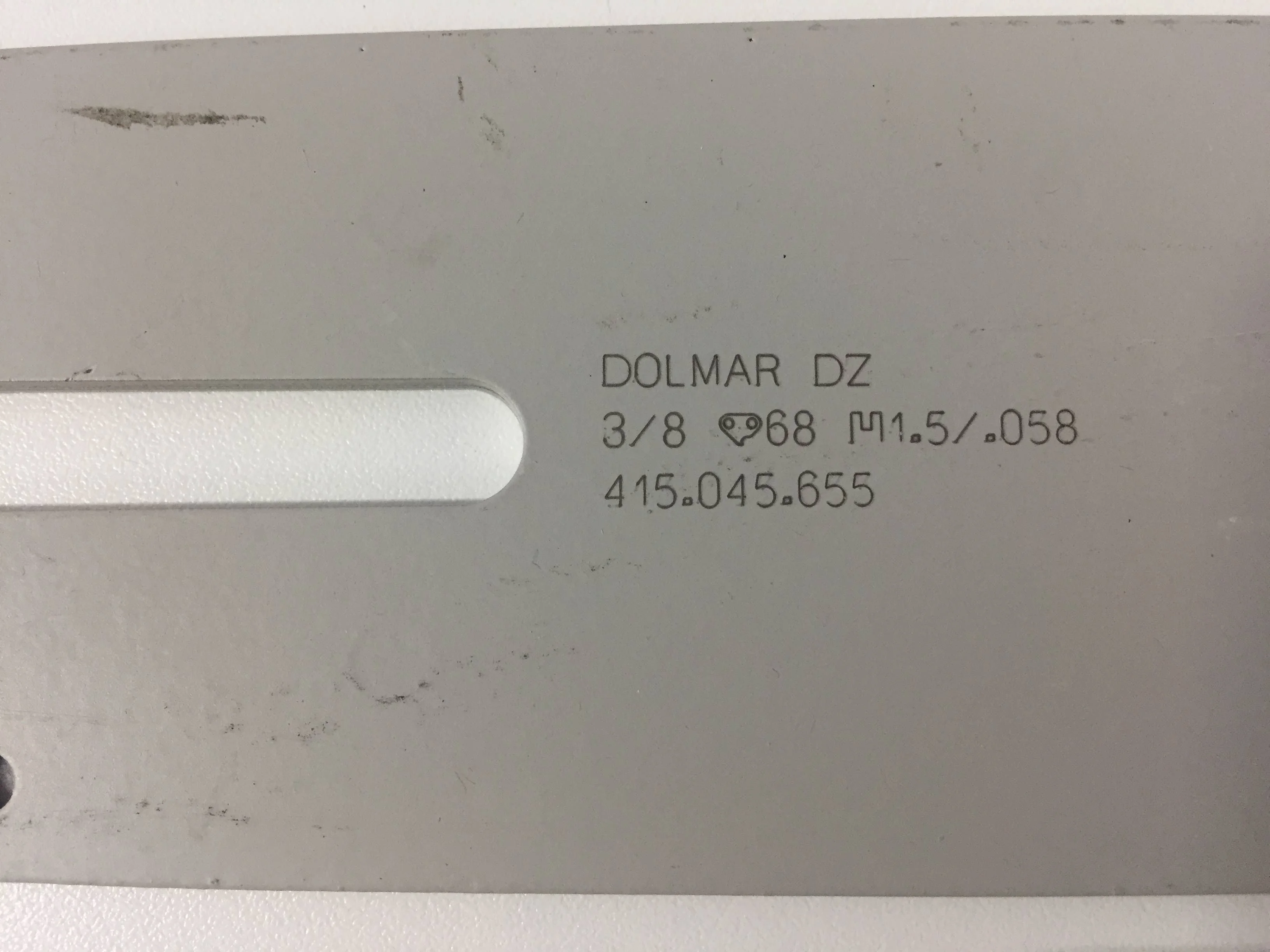 Шина пильная DOLMAR Makita 415045655 длина 18"/45 см, шаг 3/8", .058"/1,5 мм