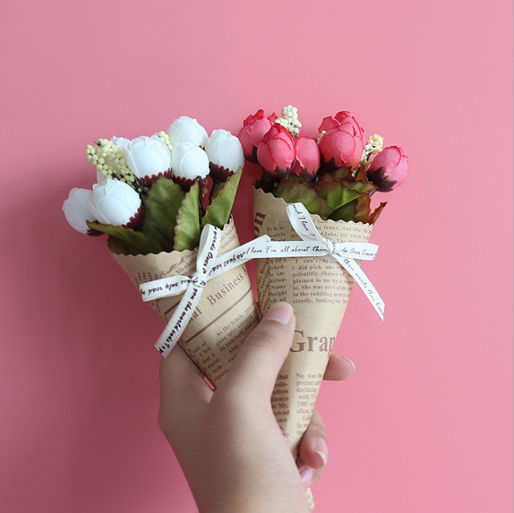 Декоративный мини-букет искусственных цветов купить по цене 90 ₽ винтернет-магазине KazanExpress