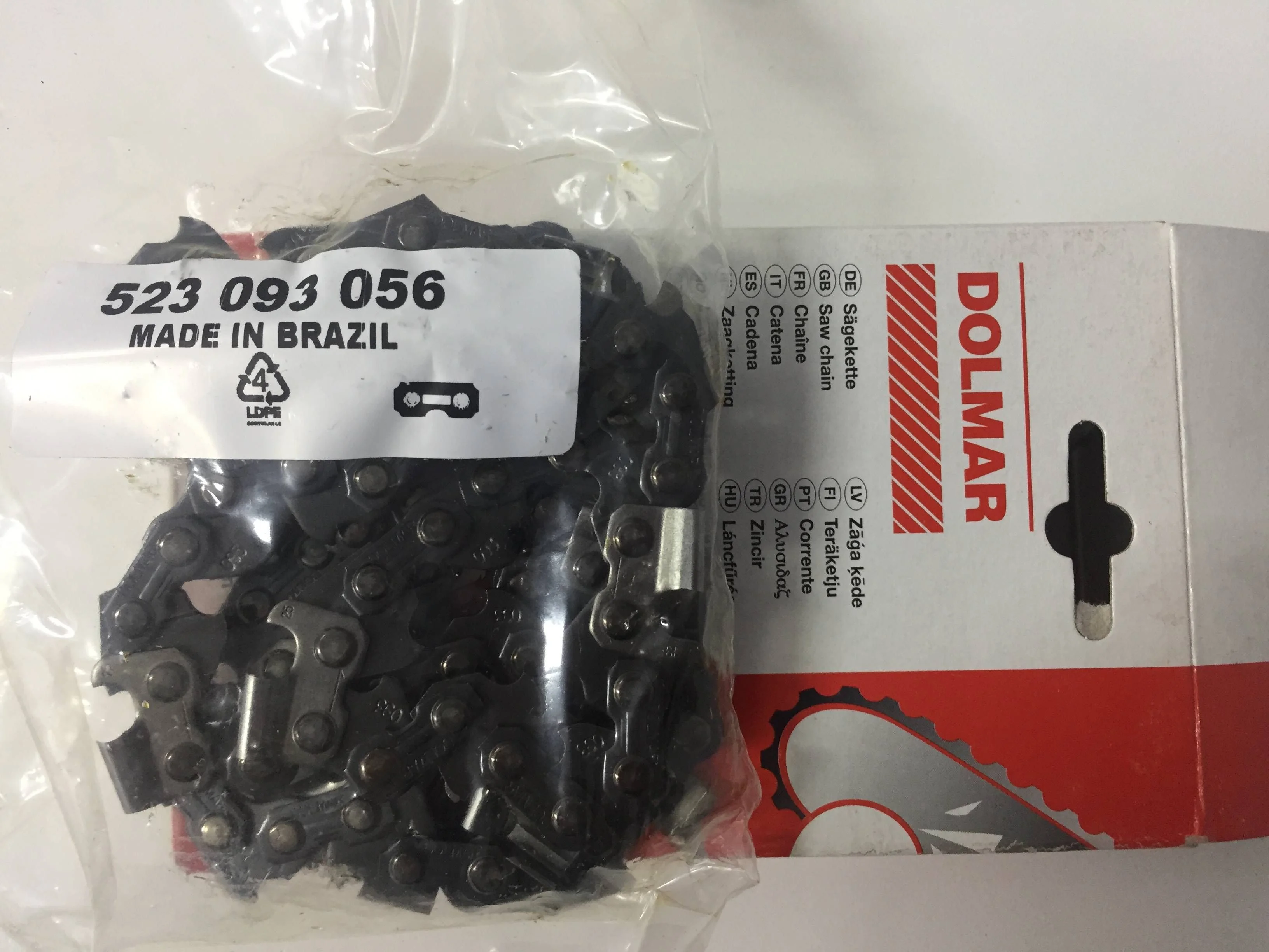 Цепь пильная DOLMAR Makita 523093056 56 звеньев, шаг 3/8", .058"/1,5 мм