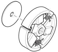 Муфта сцепления DOLMAR Makita 957180030 в сборе для PS- DCS109 110 111 115