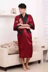 Халат мужской с вышивкой