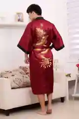 Халат мужской с вышивкой