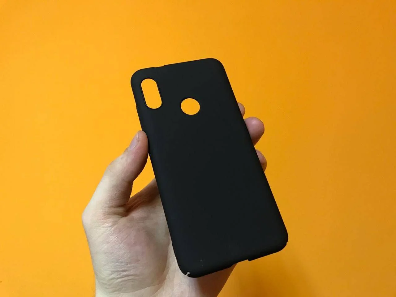Темно-синий чехол для xiaomi soft-tuch
