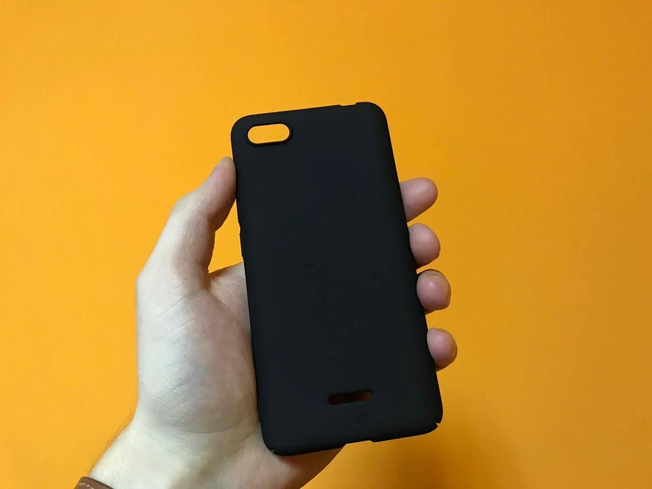 Темно-синий чехол для xiaomi soft-tuch