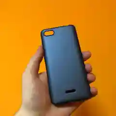 Темно-синий чехол для xiaomi soft-tuch