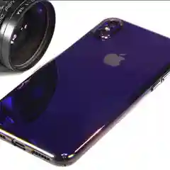 Стильный чехол с градиентным цветом для iPhone и Samsung