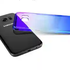Стильный чехол с градиентным цветом для iPhone и Samsung