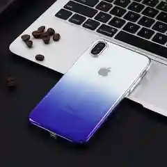 Стильный чехол с градиентным цветом для iPhone и Samsung