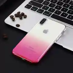 Стильный чехол с градиентным цветом для iPhone и Samsung