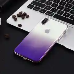 Стильный чехол с градиентным цветом для iPhone и Samsung