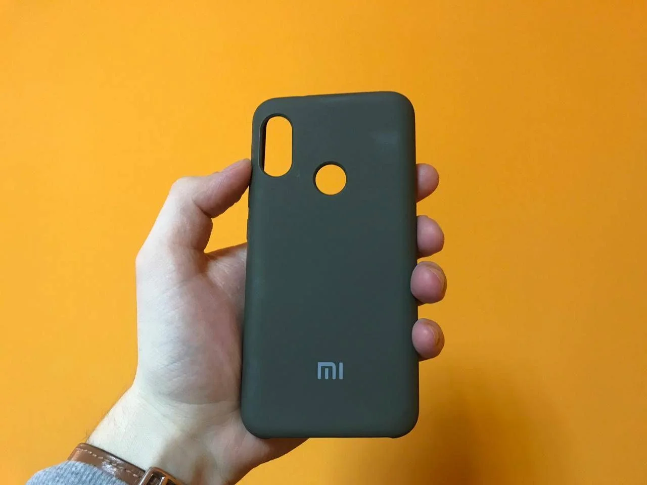 Лесной зеленый чехол на XIAOMI
