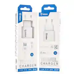 Сетевое з/у USB с кабелем INKAX CD-08 (1А) Micro