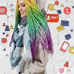 Палантин "Клетка"