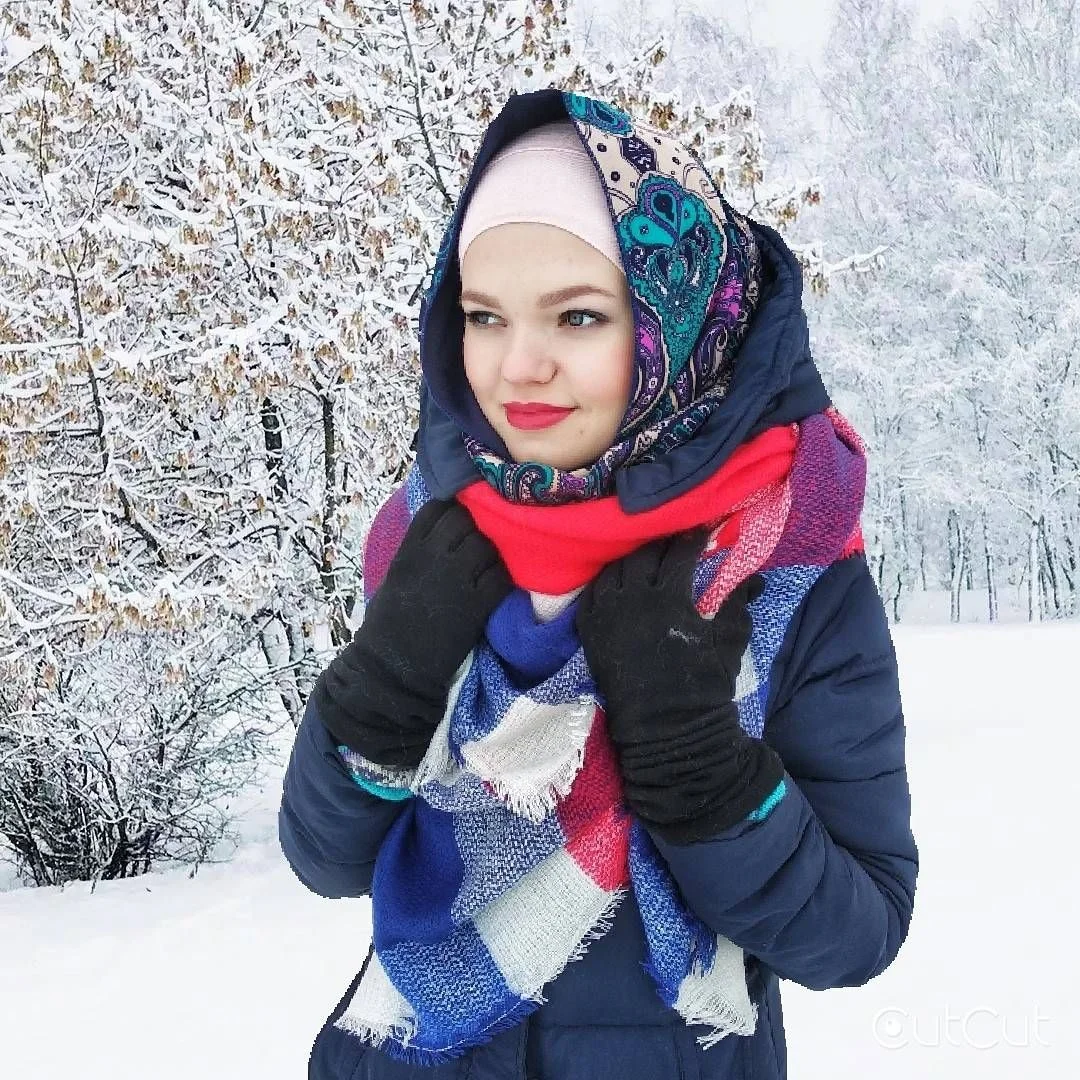 Палантин "Клетка"