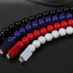 Лесной зеленый кабель браслет для передачи данных