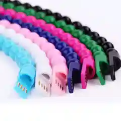 Лесной зеленый кабель браслет для передачи данных