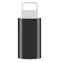Черный переходник apple 8 pin - micro usb
