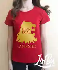 Футболка Hear me roar (Ланнистеры)  Игра Престолов