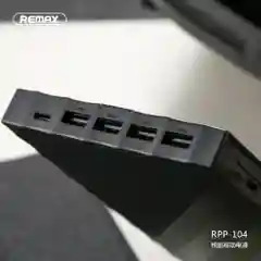 Черный мобильный аккумулятор (PowerBank) REMAX HURLON Series RPP-104 20000 mAh
