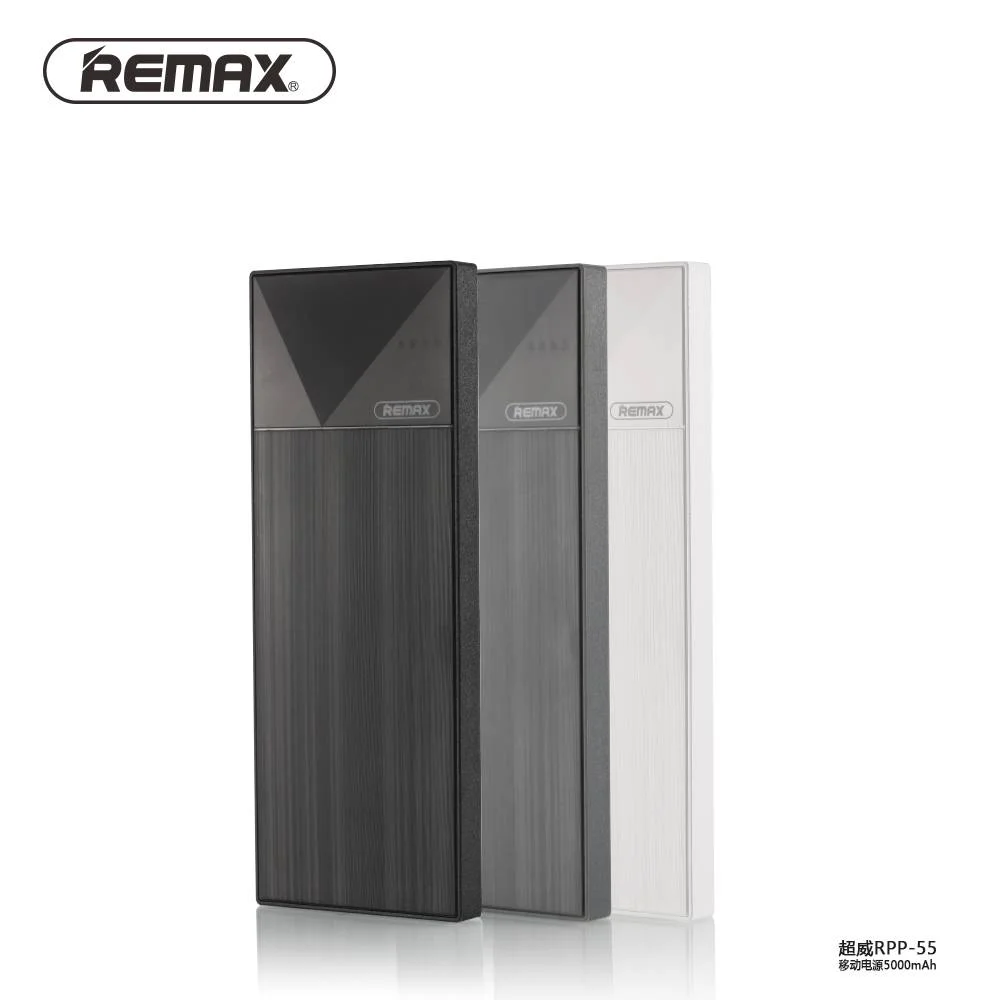 Черный мобильный аккумулятор (PowerBank) REMAX Thoway RPP-54 5000 mAh