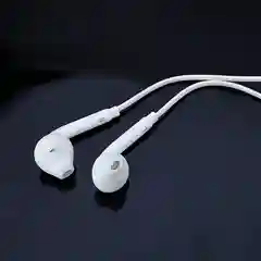 Белый наушники, с микрофоном, бас, стерео, ео-еg920