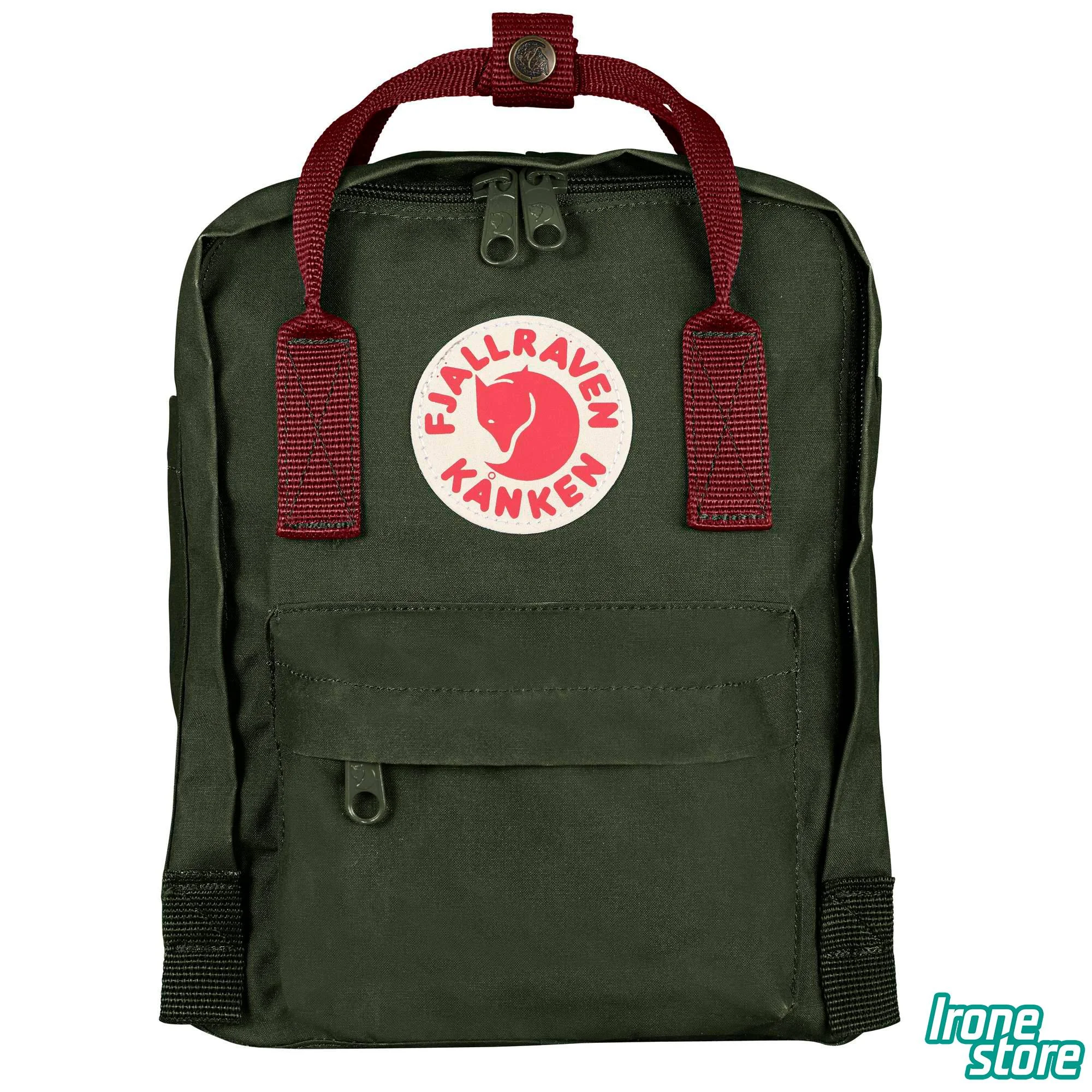 Хаки рюкзак Fjallraven Kanken Mini