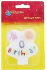 Свеча для торта  "1 birthday"