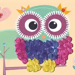 Аппликация из паеток