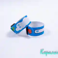 Голубой информационный браслет для детей, infoband