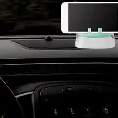 Зеленый автомобильный держатель телефона с картой номера телефона