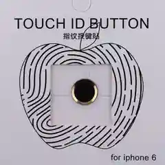 Золотой главная кнопка для IPhone, поддержка отпечатков пальцев