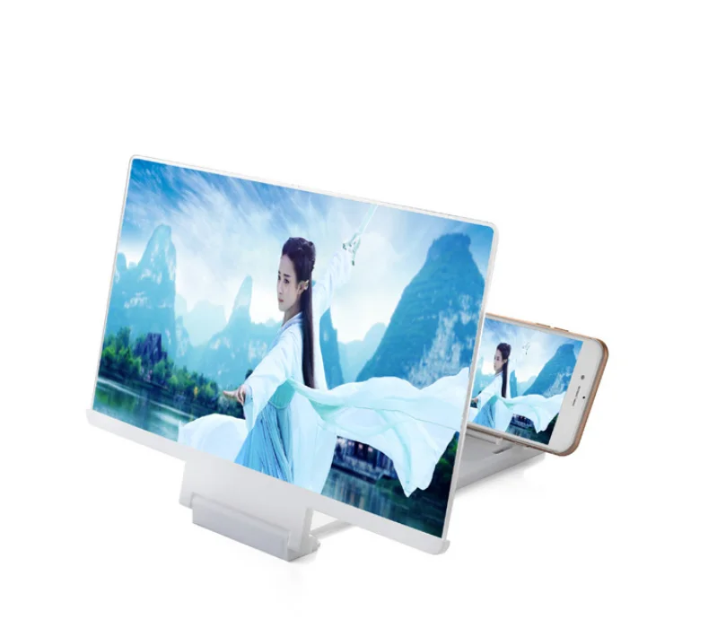 Белый лупа - 3D. HD
