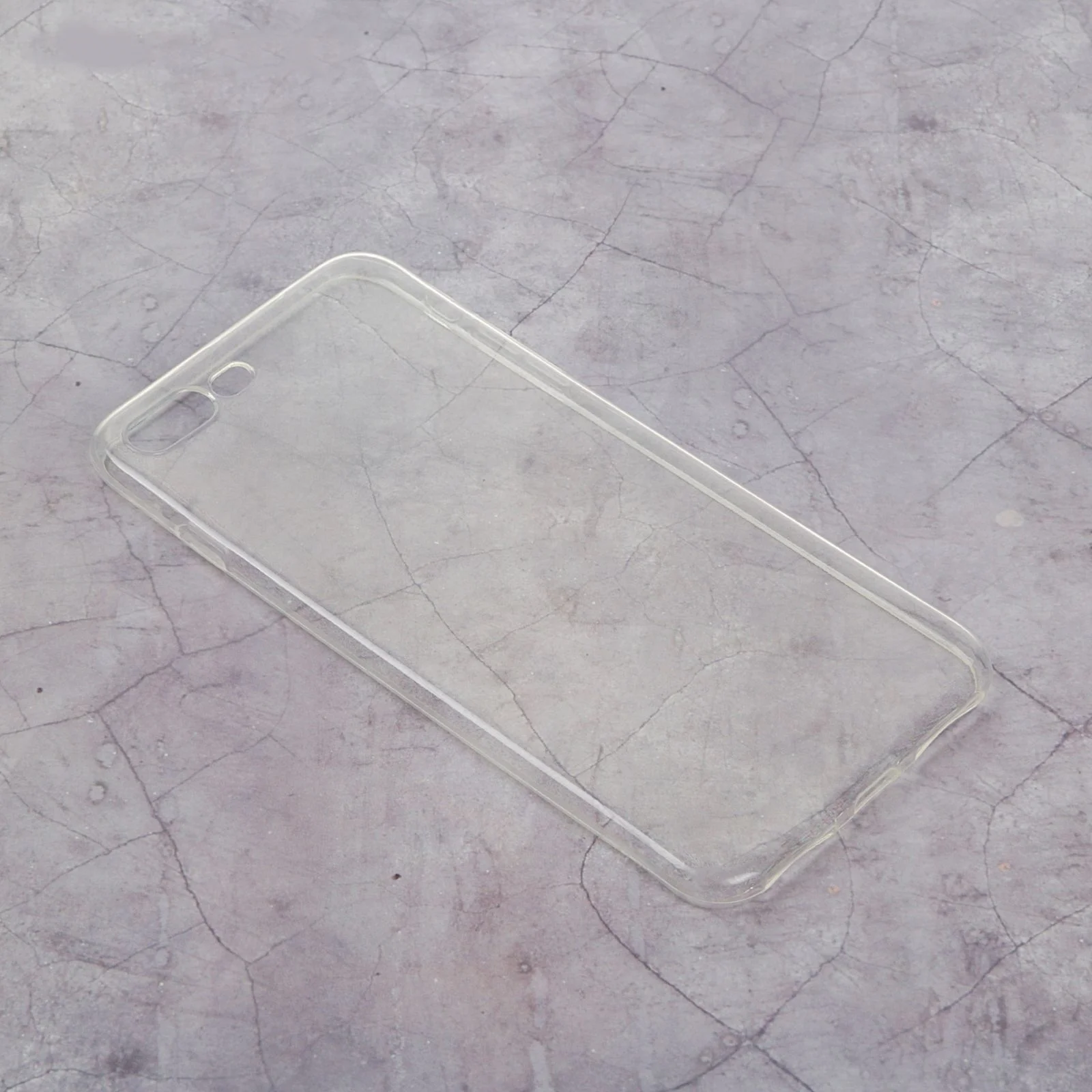 Силиконовый чехол LuazON для iPhone 7 plus, тонкий, прозрачный