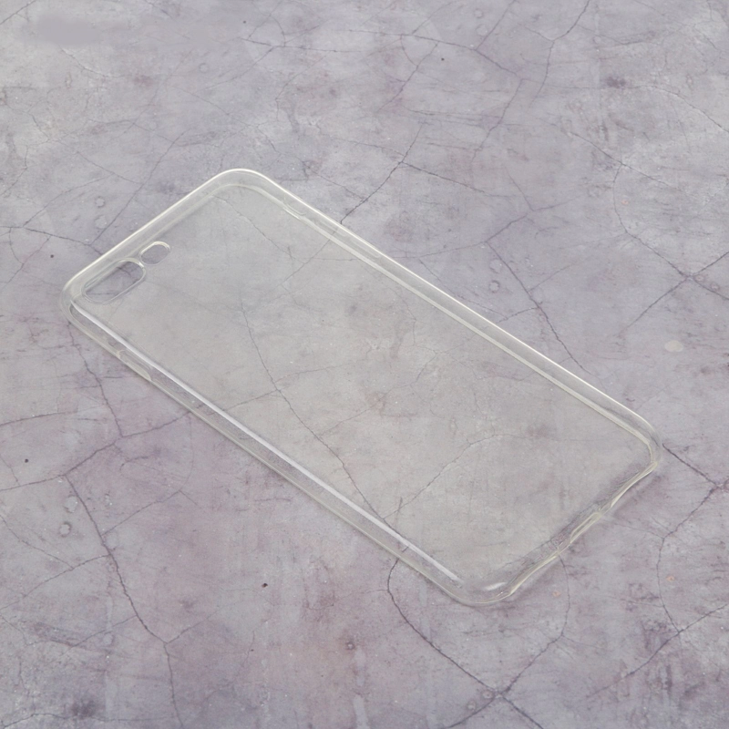 Силиконовый чехол LuazON для iPhone 7 plus, тонкий, прозрачный