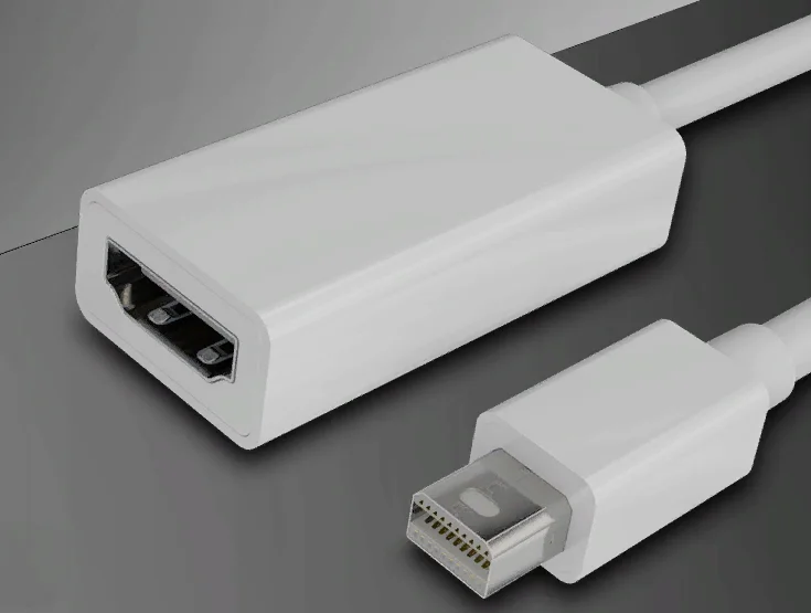 Белый переходник Mini DisplayPort - HDMI