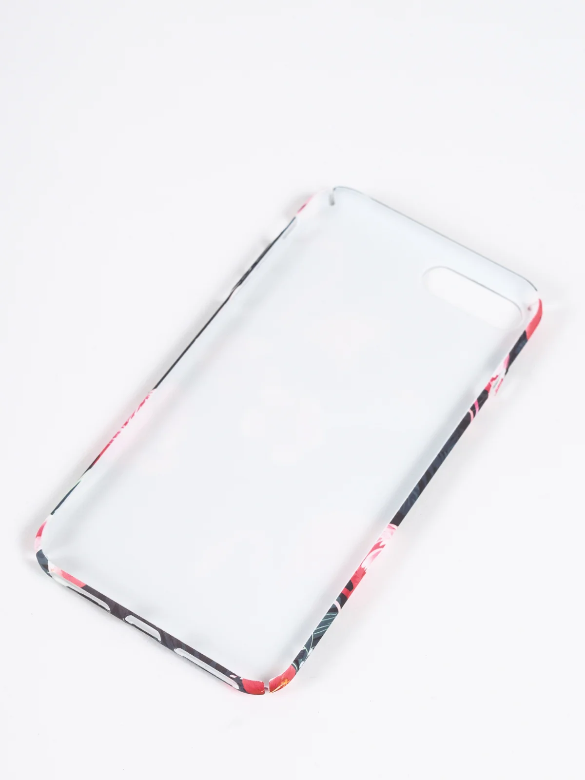 Черный чехол для iPhone "Flamflower" 6s, 7, 8 Plus, X, Xs Max, XR, pkt