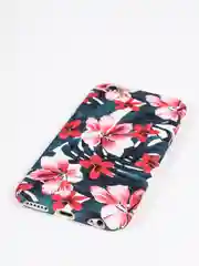 Черный чехол для iPhone "Flamflower" 6s, 7, 8 Plus, X, Xs Max, XR, pkt