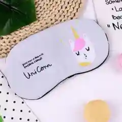 Бежевый мультяшная маска для сна