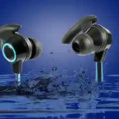 Синий спортивные беспроводные наушники BT-1