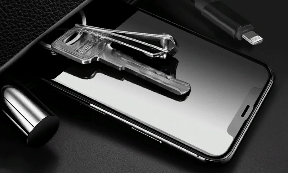 Матовое AG закалённое стекло для iPhone анти-отпечатков пальцев