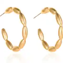 Лимонный серьги подвески с элементами Melet