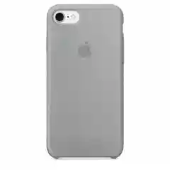 Серый силиконовый чехол на iPhone 6, 6S / 7, 8 / 7 Plus, 8 Plus / X, XS / XR (разные цвета)
