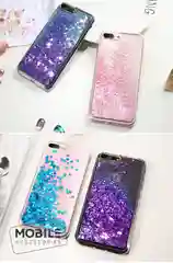 Розовый чехол силиконовый стразами