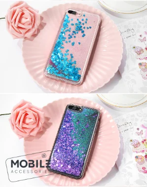 Розовый чехол силиконовый стразами