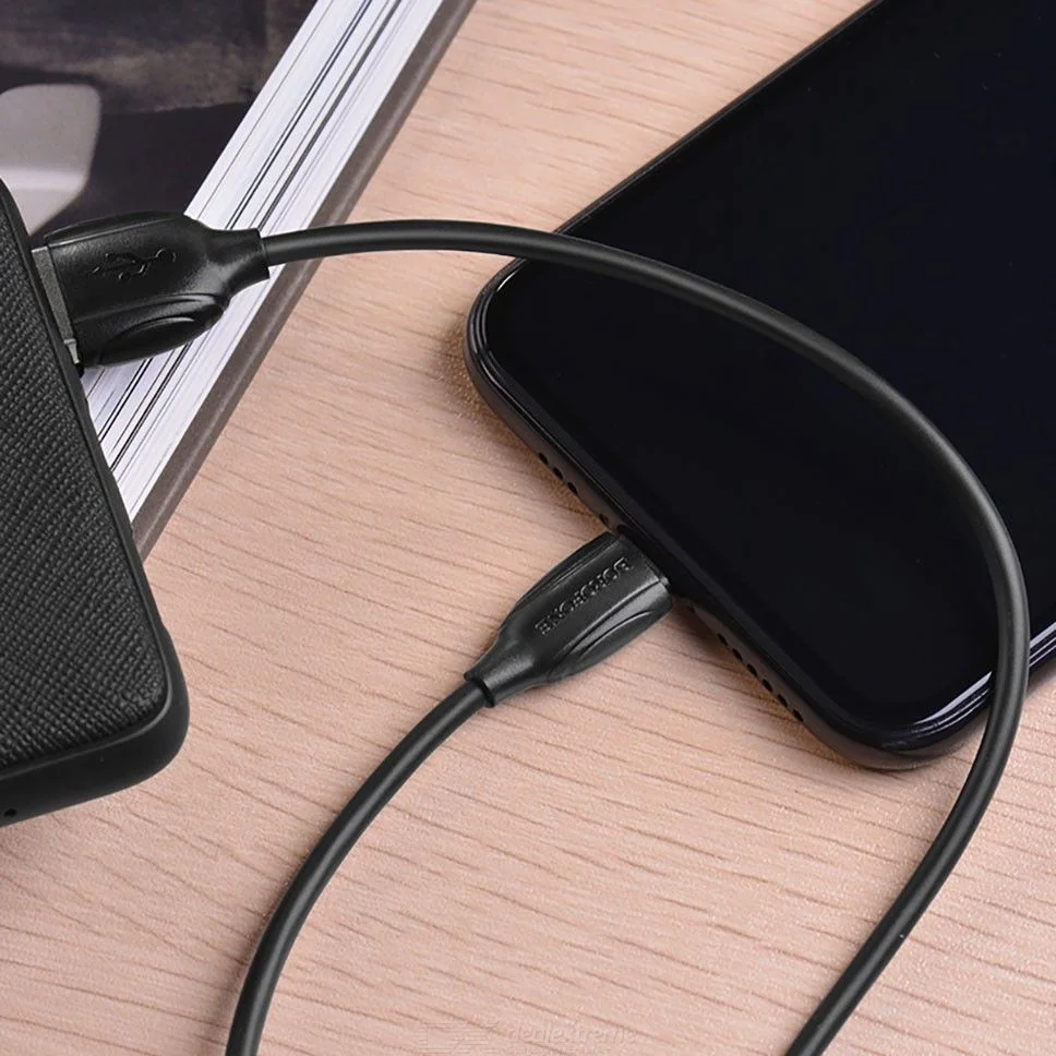 Белый кабель Borofone BX19 для iPhone, lightning