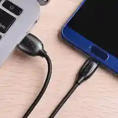 Белый кабель Type C  Borofone BX19 1 м.